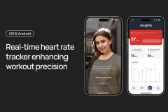 Heart rate monitoring application